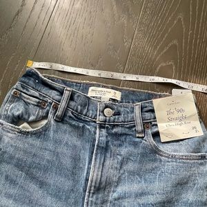 90s straight ultra high rise curve love LONG